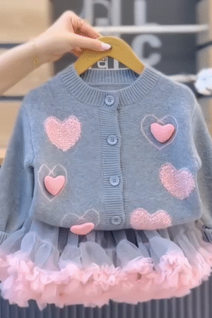 girls knit cardigan 2025 autumn new arrival trendy baby girl