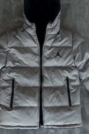 Sherpa-Lined Reversible Puffer Jacket