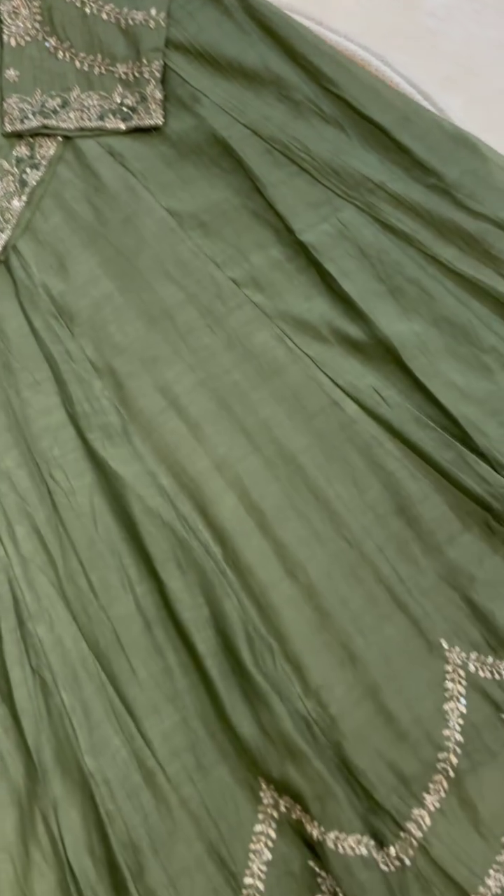 Silk Embroidered Kurta Set with Duptta for Women - Image 11