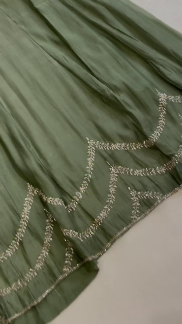 Silk Embroidered Kurta Set with Duptta for Women - Image 10