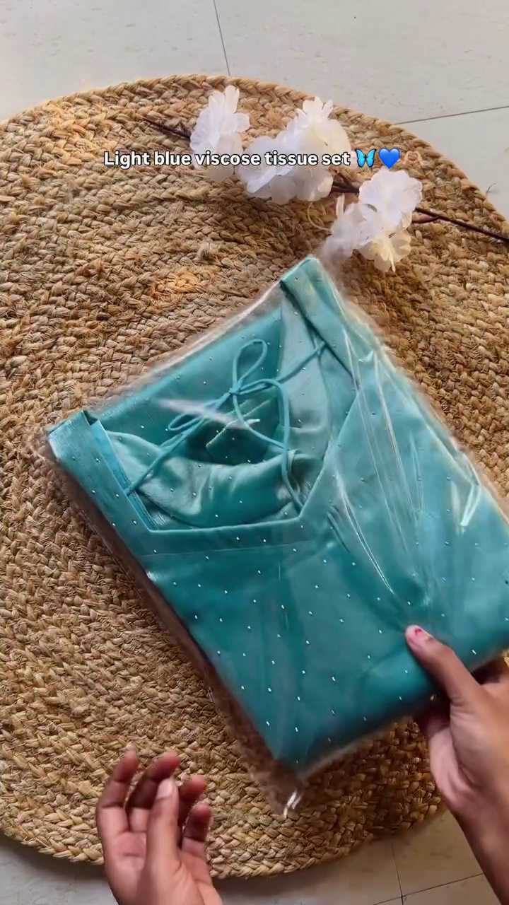 Embroidered Silk Blend Straight Kurta With Palazzos and Dupatta