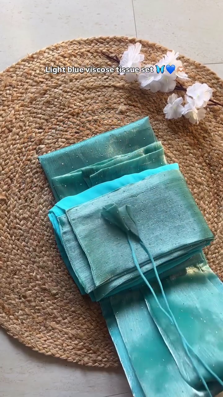 Embroidered Silk Blend Straight Kurta With Palazzos and Dupatta - Image 5