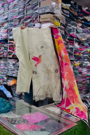 UNSTICHED COTTON LILEN WOMEN'S SUIT