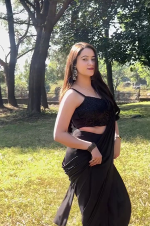 Pure Cotton Saree black saree