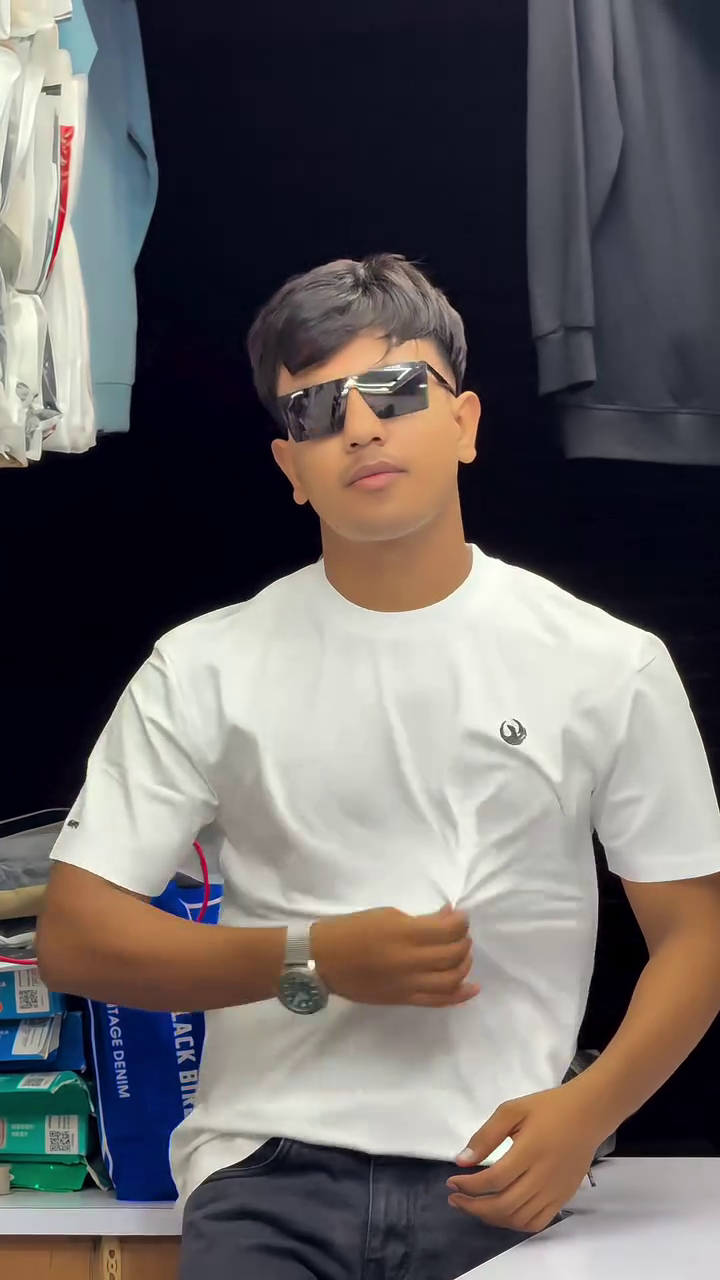 Men's Short-Sleeved Crew Neck T-Shirt Plus Size