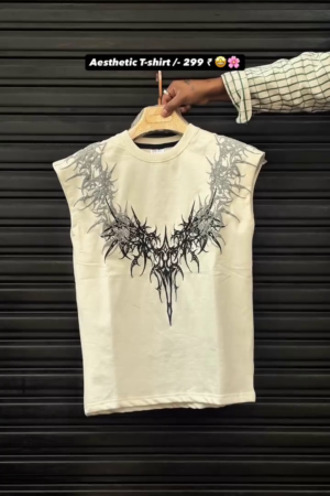 Grey Unisex Boxy Vest