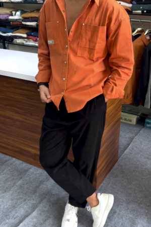 Classic Slim Fit Satin Formal Shirt