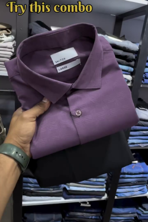 Tailored Fit Cotton Twill Shirt