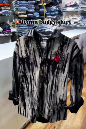 Men's Premium Multicolour Artistic Textured Shirt