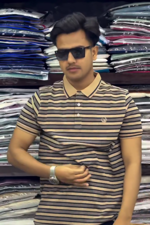 Men’s Half Sleeve Stripe T Shirt