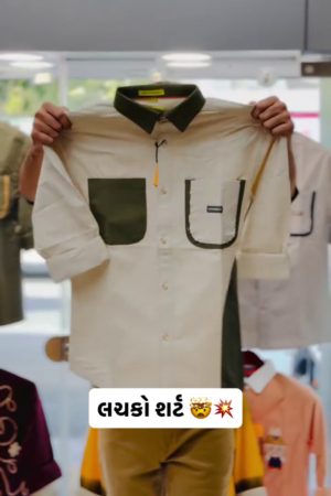 Green Cut N Sew Satin Cotton Designer Shirt for Men