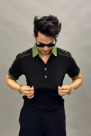 Casual Old Money Regular Fit Polo T Shirt for Men