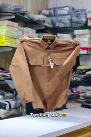 Men's Casual Shirt Cargo Style for Urban Utility Wea