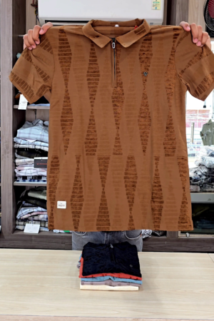 Men Polo Collar T-shirt