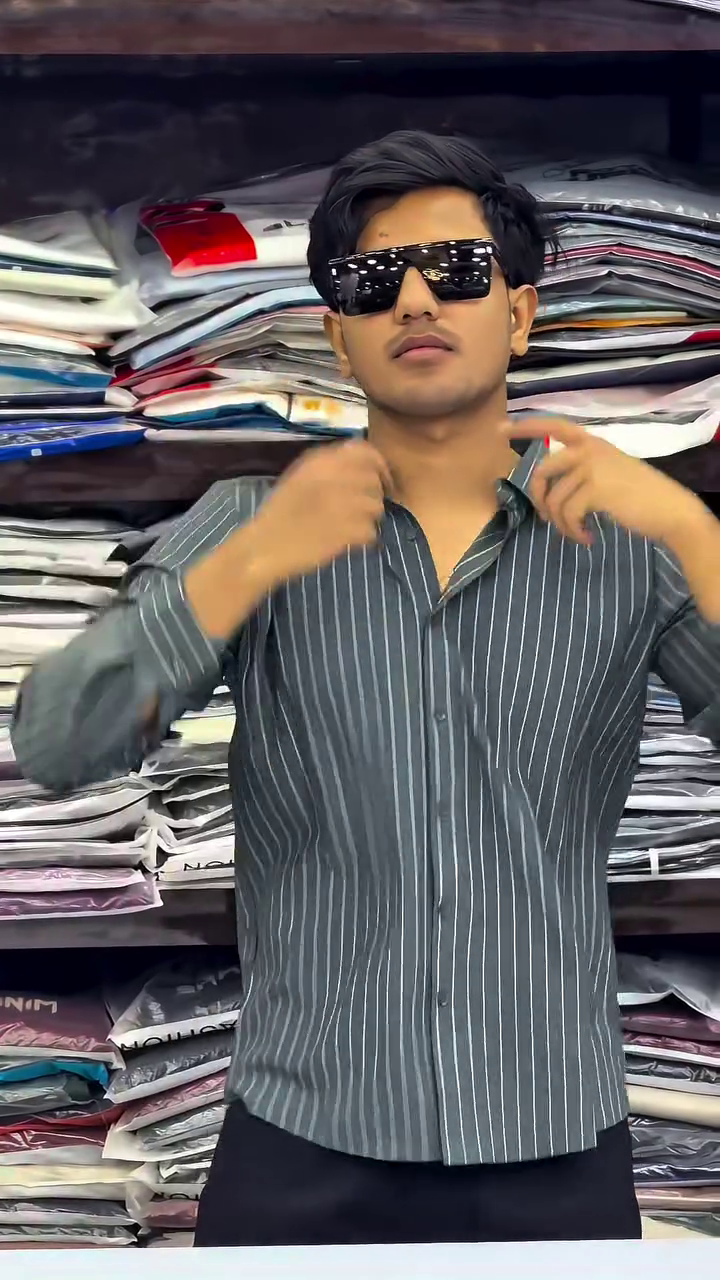 Men's Striped Slim Fit Shirt