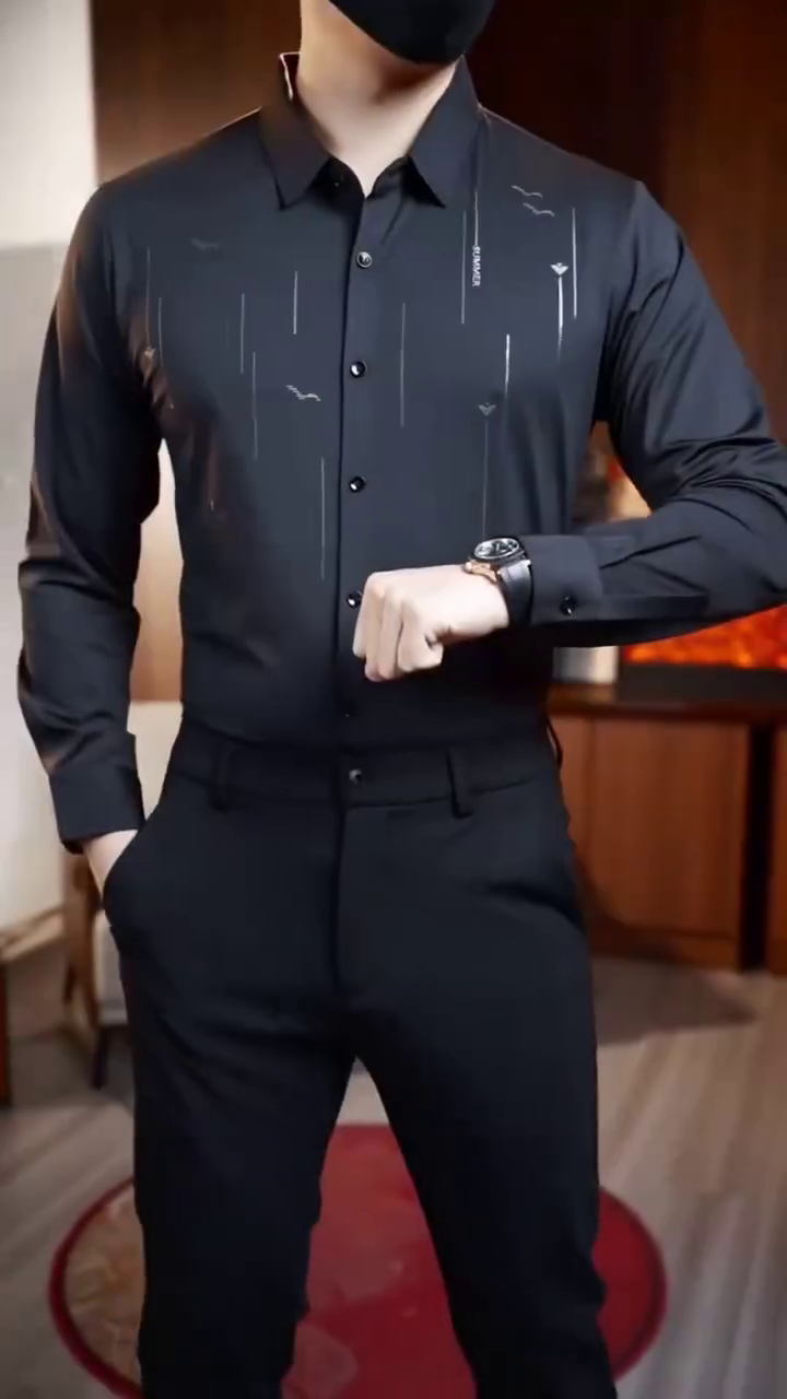 Men Smart Slim Fit Opaque Casual Shirt