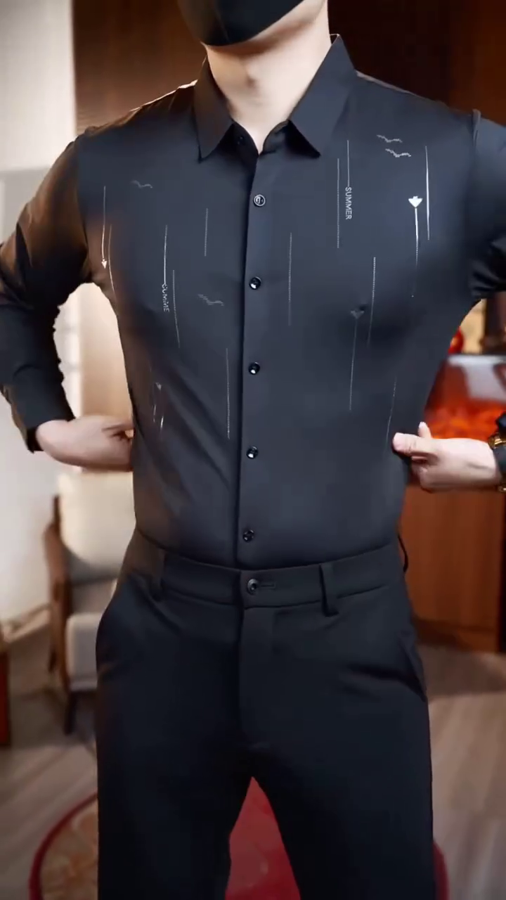 Men Smart Slim Fit Opaque Casual Shirt - Image 11