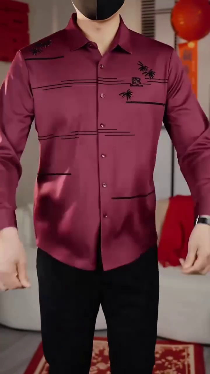 Men Smart Slim Fit Opaque Casual Shirt - Image 8