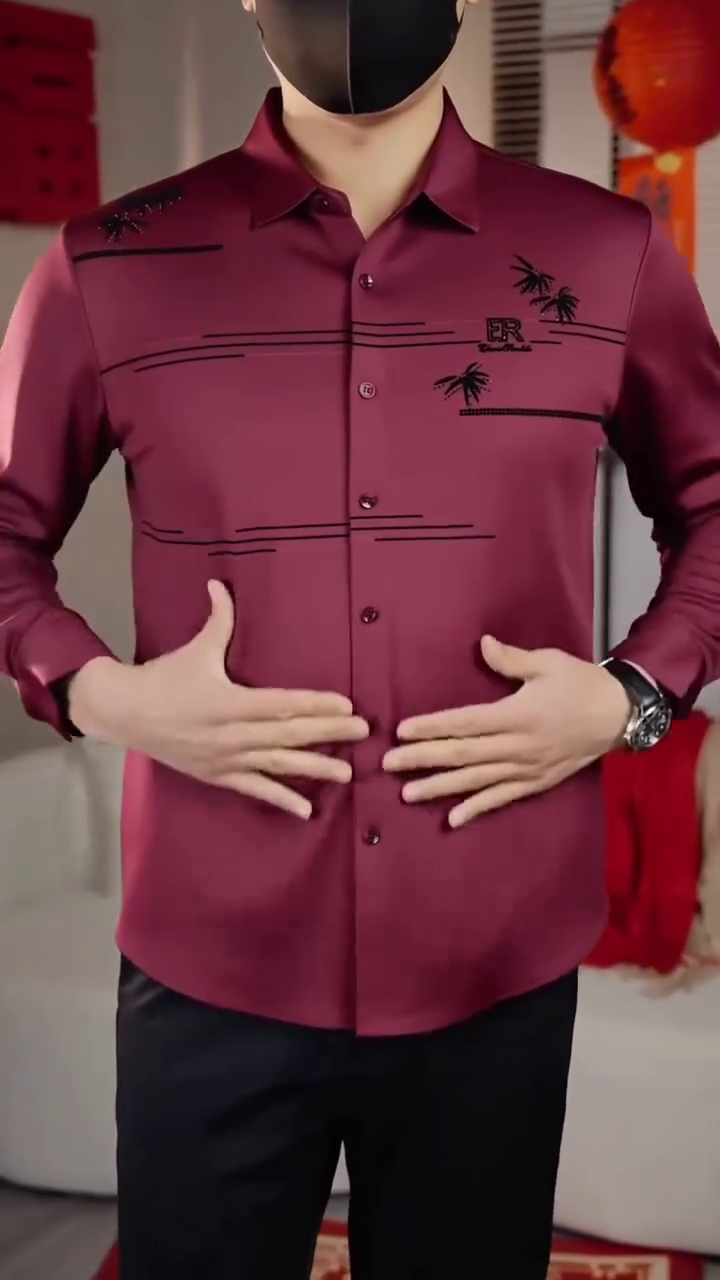 Men Smart Slim Fit Opaque Casual Shirt - Image 7